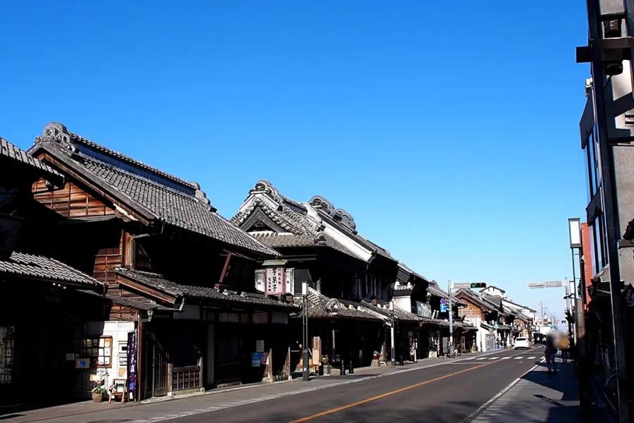 Koedo Kawagoe Ichibangai Shopping Street Storehouse-style townscape